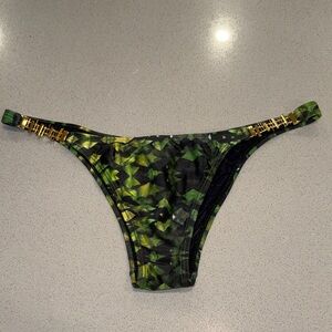 EUC ViX Paula Hermanny Cheeky Bikini Bottoms Size Medium